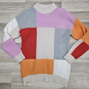 Lego Target Exclusive Sweater Womens Colorful Block Pattern Knit Small